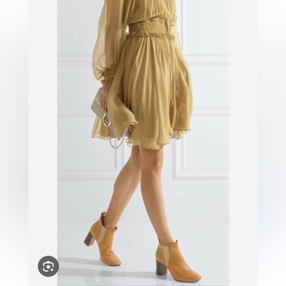 NWT | CHLOÉ LAUREN ANKLE BOOT | AUTHENTICITY CARD/DUST BAG/BOX INCLUDED, W 38.5